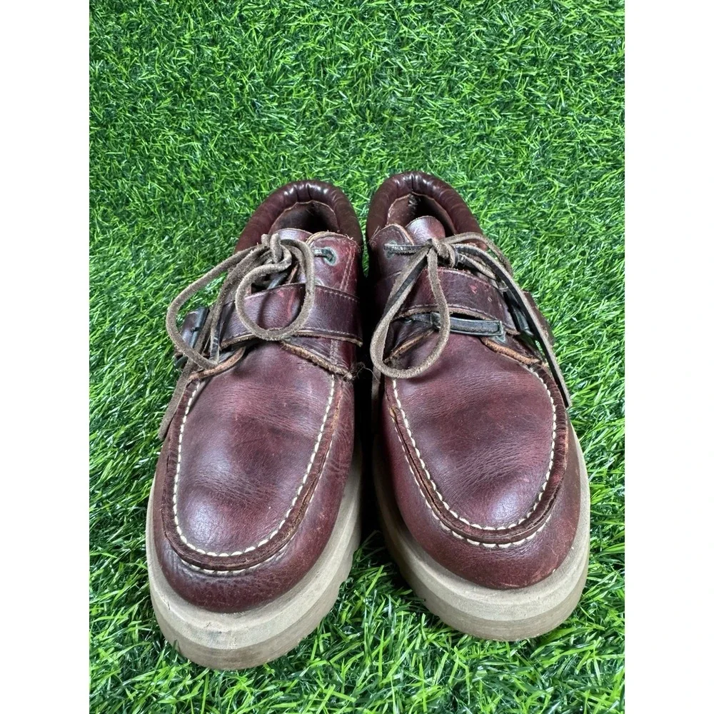 Eastland Boots Men's Size 10 Buckle Strap Chukka Lace Up Engineer Lug Sole Loafe